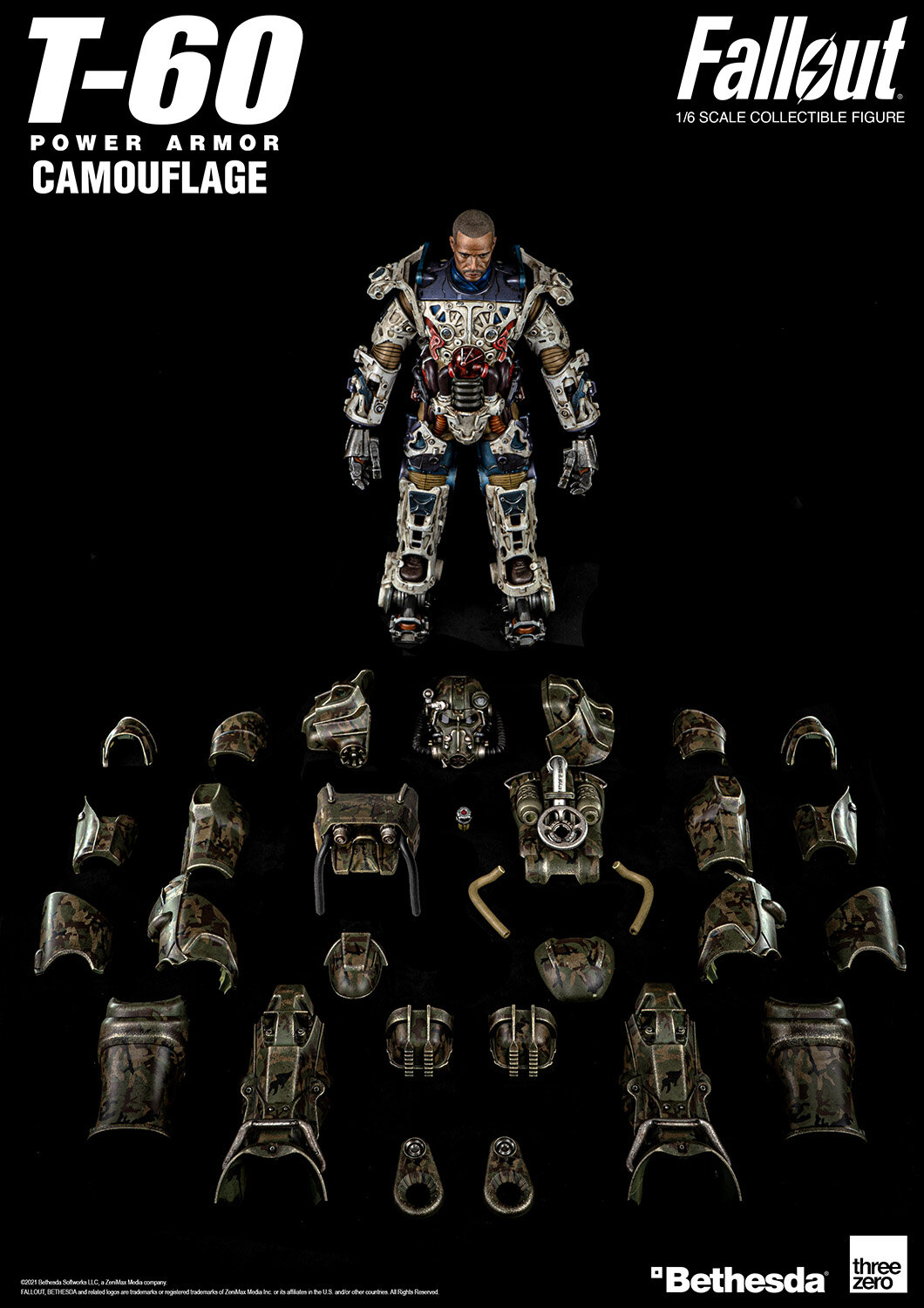 1/6 T-60 迷彩・パワーアーマー」が国内流通で予約案内中 1/6 T-60 迷彩・パワーアーマー」が国内流通で予約案内中